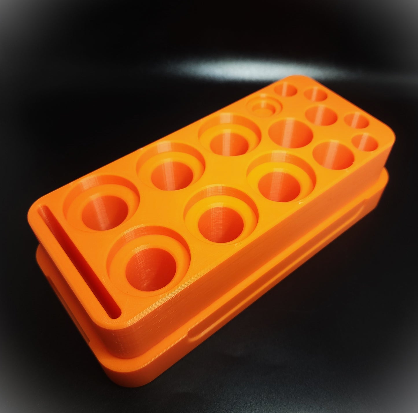 14 slot Reloading Die Storage Cases.