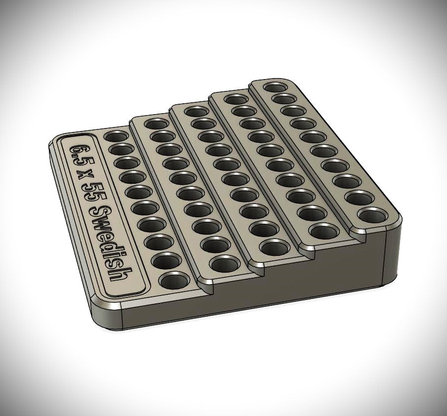 Bullet tray Reloading 6.5 x 55 Swedish Bleacher 498