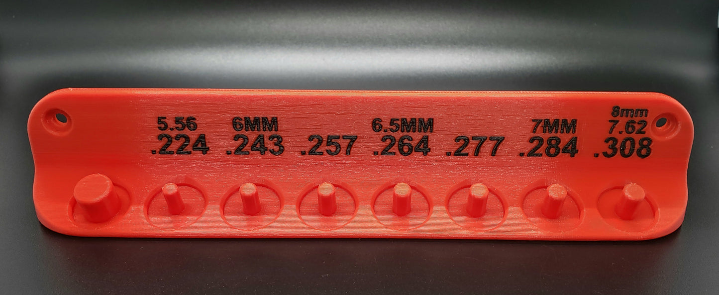 Hornady bullet Comparator Lock N Load 7pcs kit Wall Mount.
