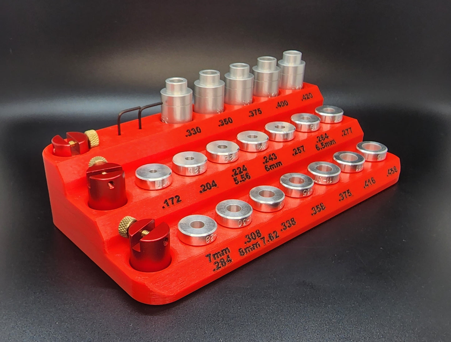 Hornady Bullet Headspace Comparator Anvil Storage Table Stand Organizer.