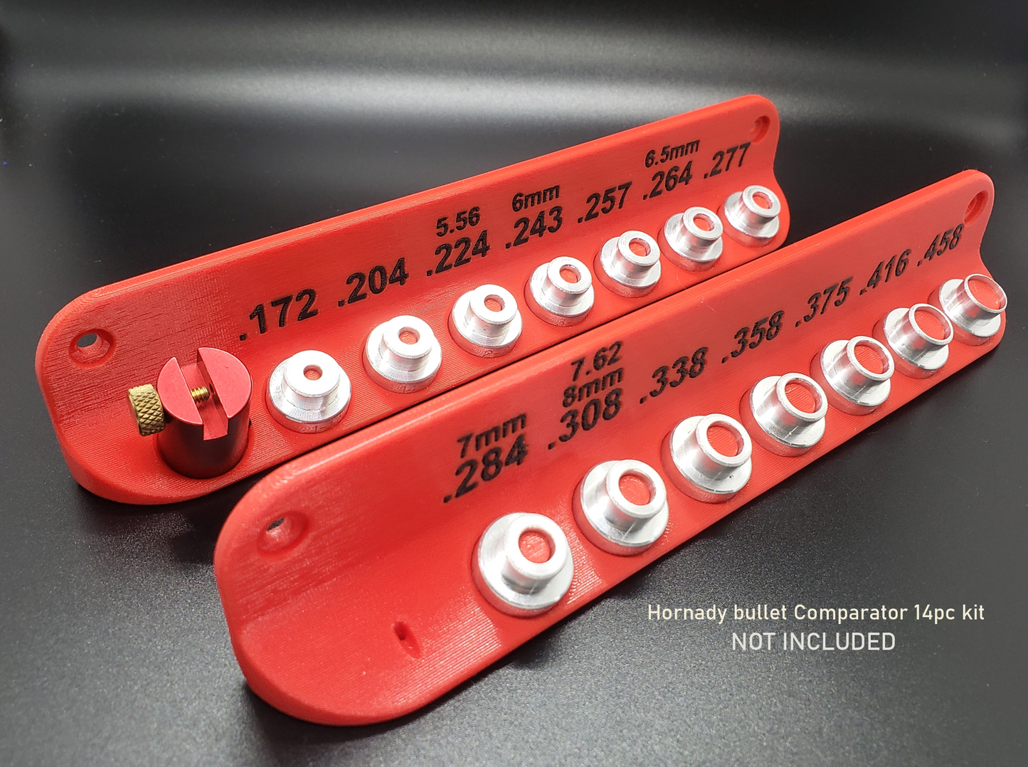 Hornady bullet Comparator Lock N Load 14pc kit Wall Mount.