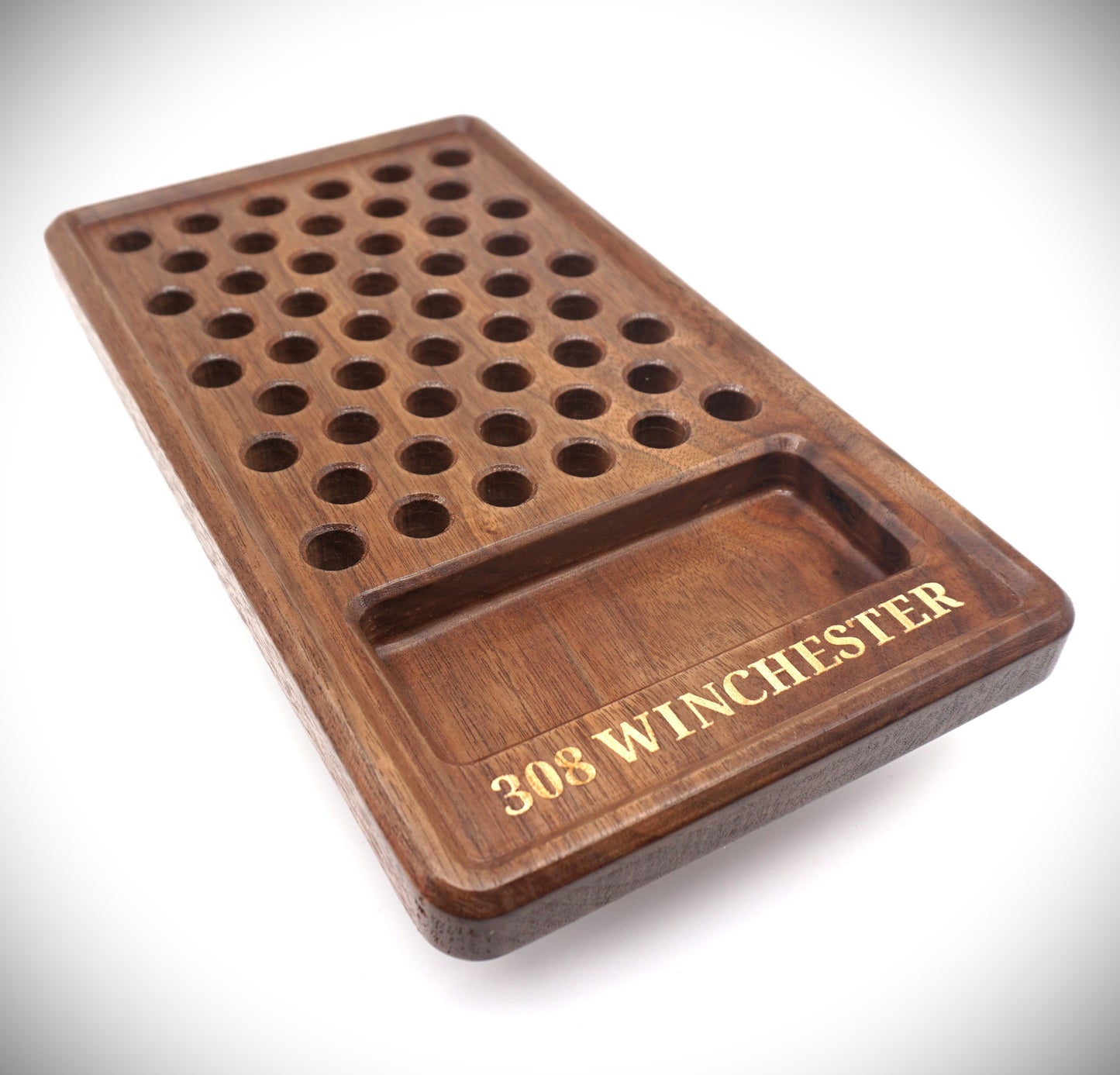 Hardwood 308 Winchester Reloading Tray