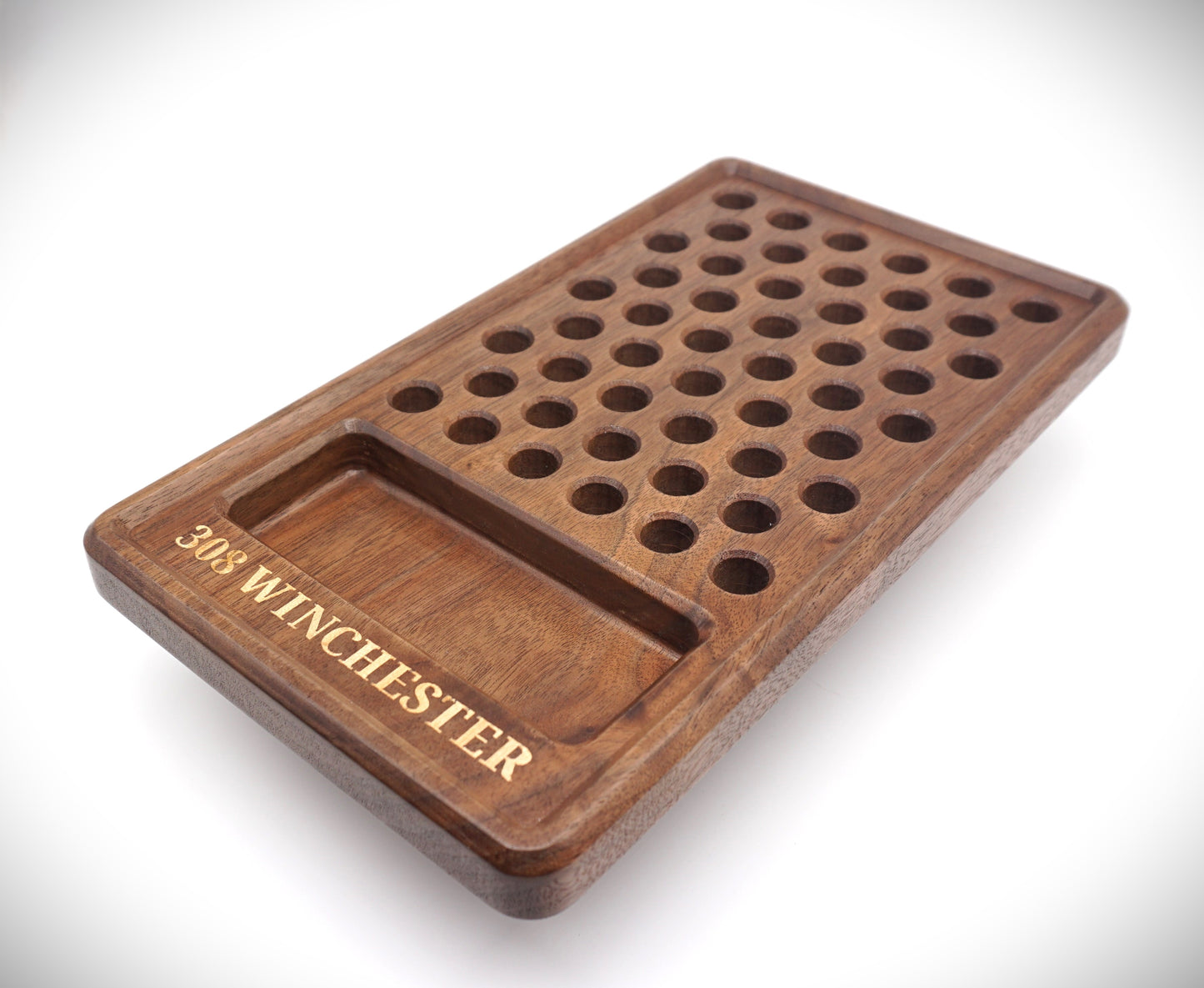 Hardwood 308 Winchester Reloading Tray