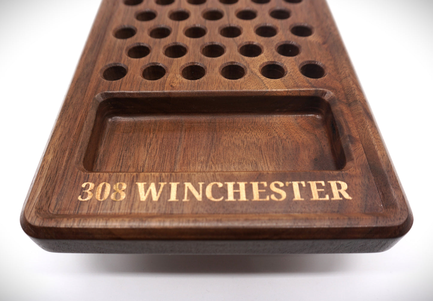 Hardwood 308 Winchester Reloading Tray