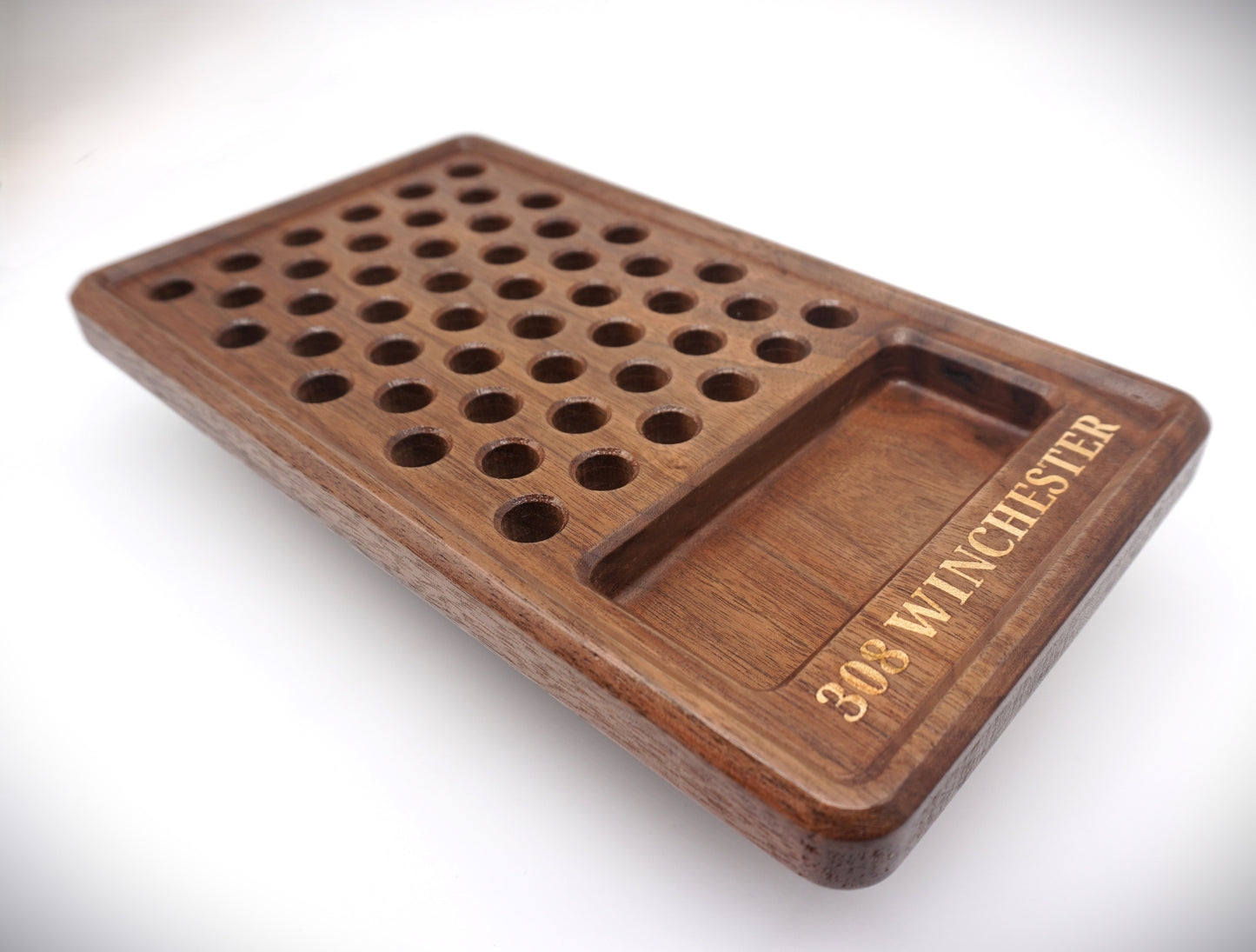 Hardwood 308 Winchester Reloading Tray