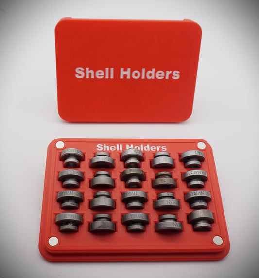 Universal Shell Holder Storage Case for RCBS Lyman Hornady and LEE Magnetic Lid