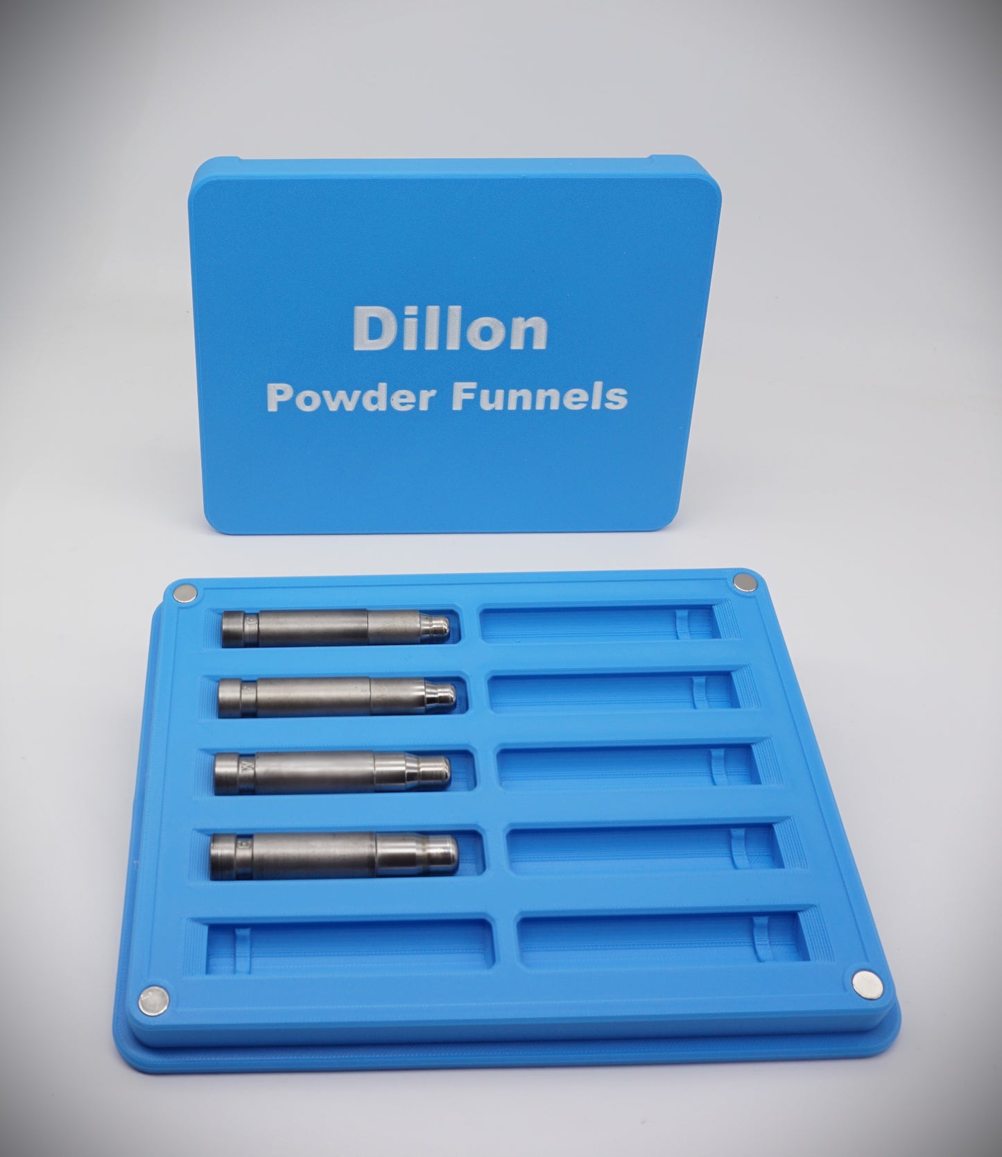 Dillon Precision Powder Funnel Storage Case with Magnetic Lid