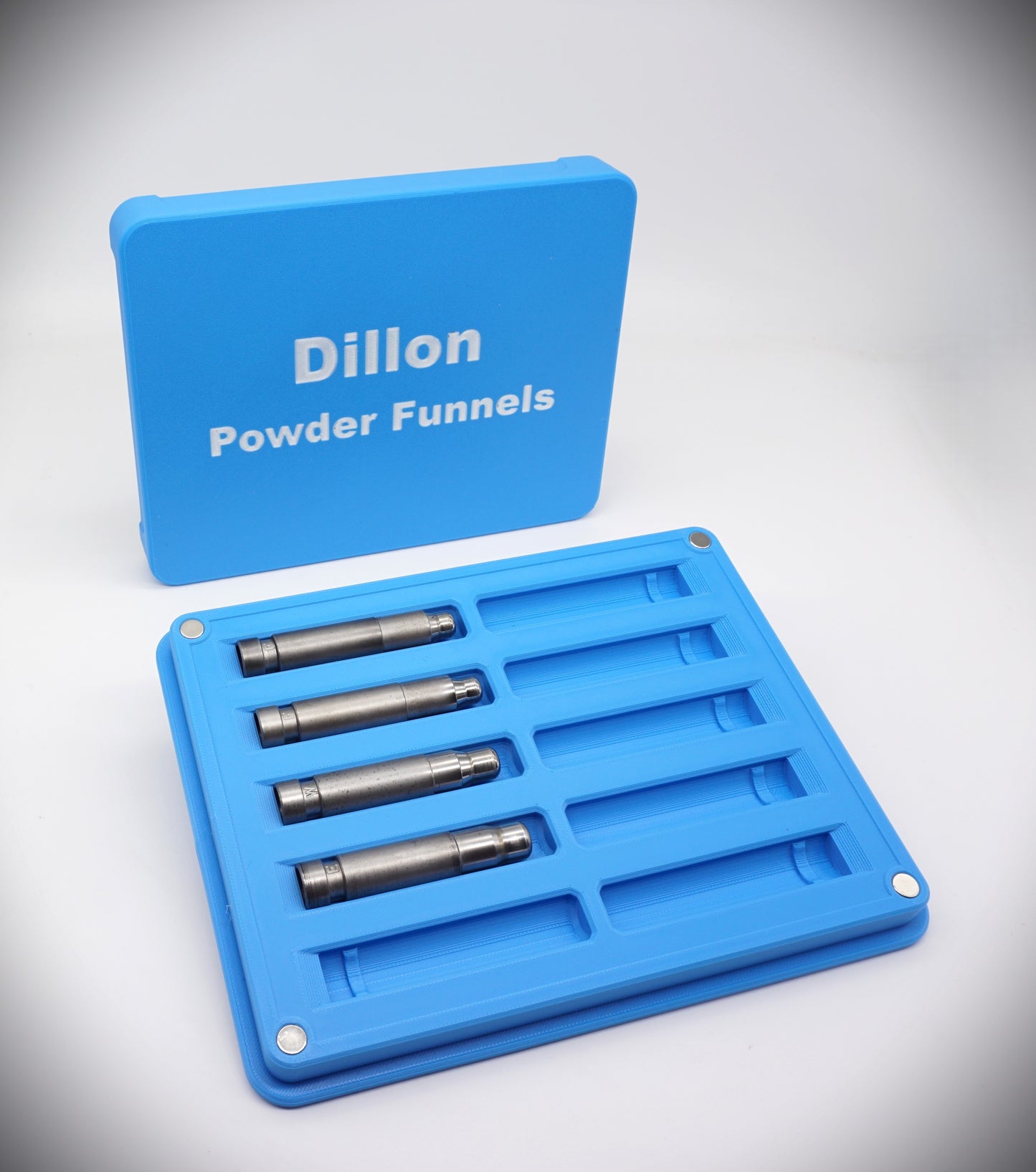 Dillon Precision Powder Funnel Storage Case with Magnetic Lid