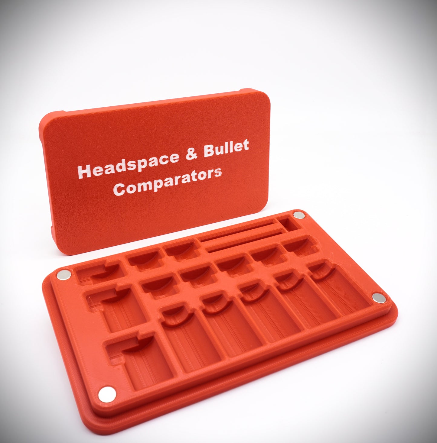 Hornady Bullet and Headspace Comparator Storage Case with Magnetic Lid