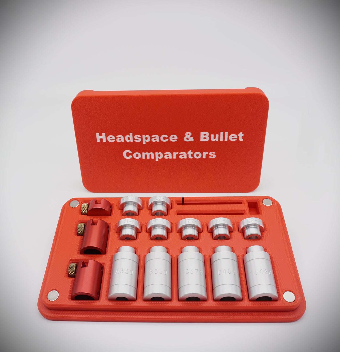 Hornady Bullet and Headspace Comparator Storage Case with Magnetic Lid