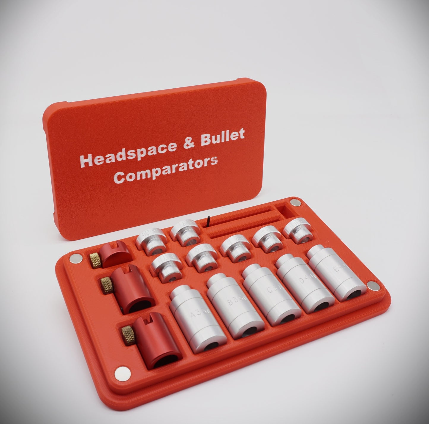 Hornady Bullet and Headspace Comparator Storage Case with Magnetic Lid
