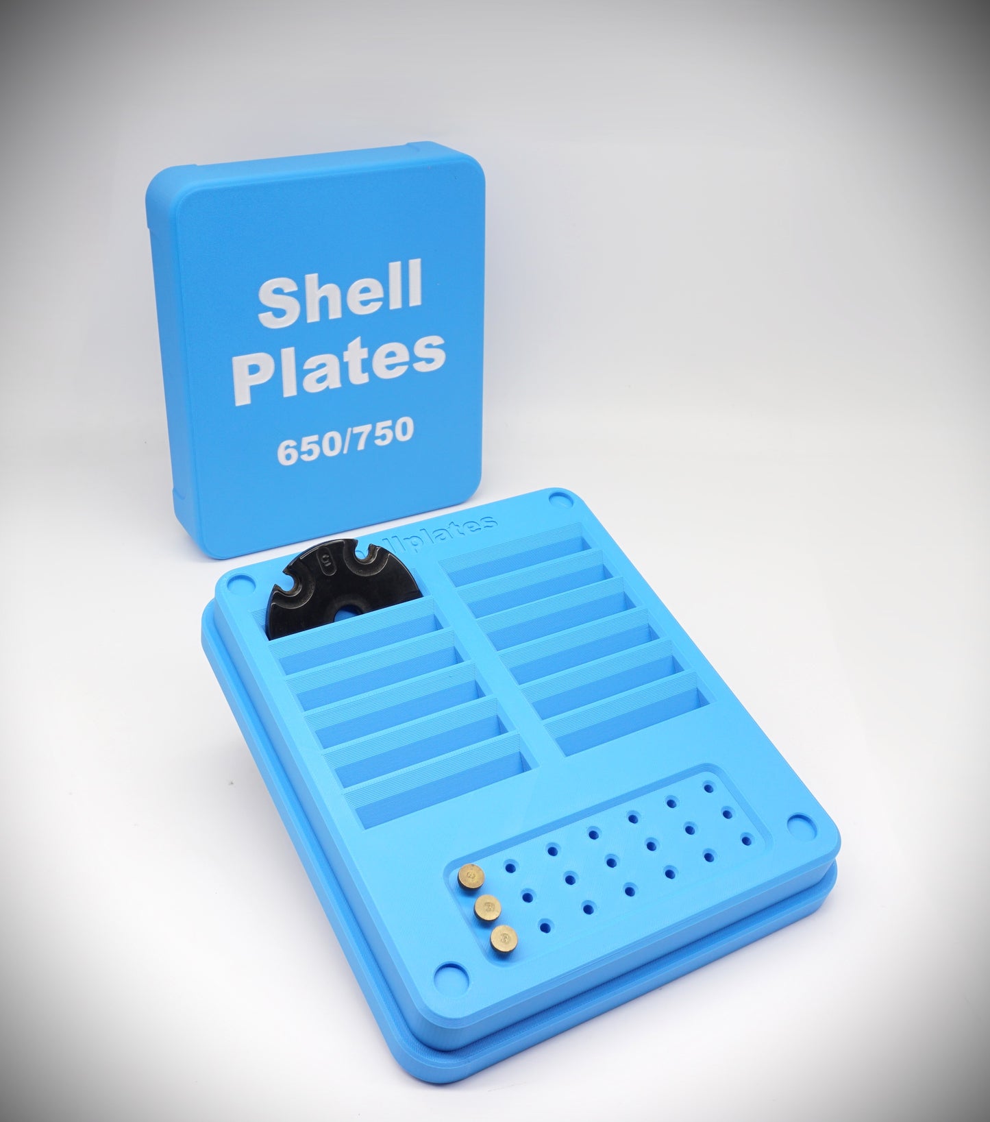 Dillon XL650/XL750 Shell Plate & Locator Pin Storage Case with Magnetic Lid