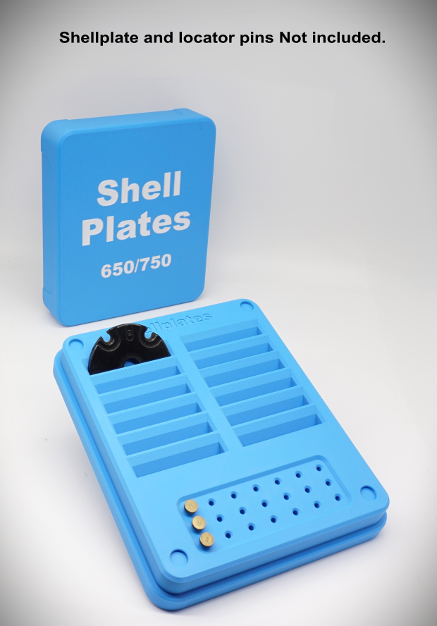 Dillon XL650/XL750 Shell Plate & Locator Pin Storage Case with Magnetic Lid