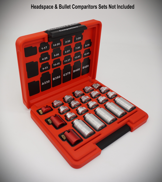 Hornady Bullet Headspace Comparator Storage Case Hinged top TPU Lined Pockets