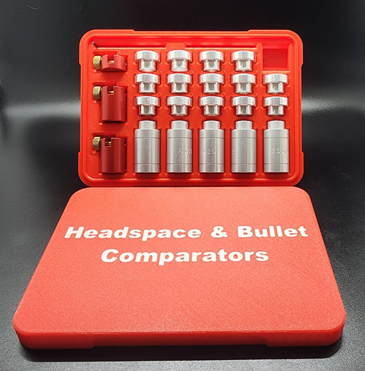 Hornady Bullet Headspace Comparator Anvil Storage Case Organizer LG